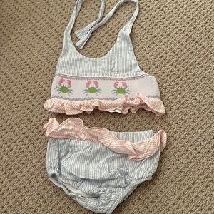 Smocked bikini